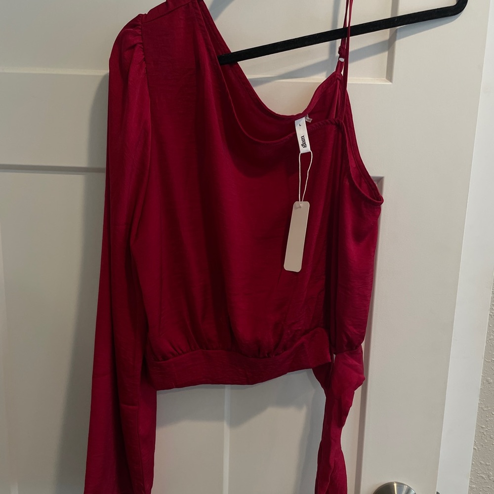 Red Boutique One shoulder blouse